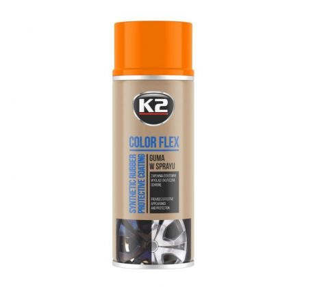 K2 COLOR FLEX 400ml Orange - syntetický kaučuk