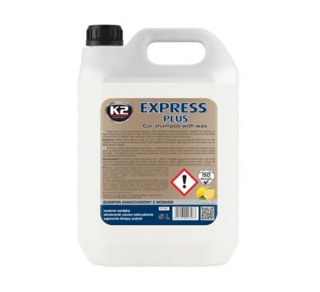 K2 EXPRESS PLUS Biely 5L - autošampón s voskom