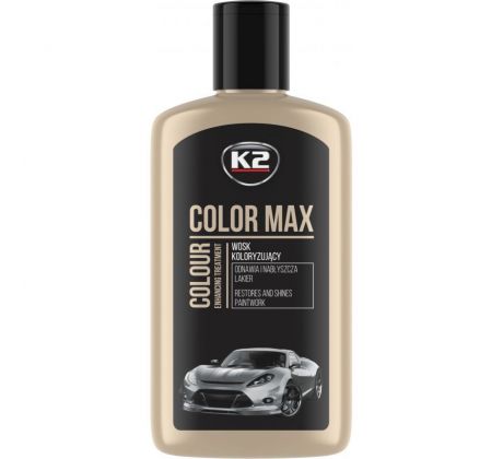 K2 COLOR MAX BLACK 250ml - vosk na lak