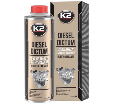 K2 DIESEL DICTUM 500ml - čistič trysiek dieselových motorov