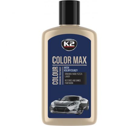 K2 COLOR MAX 250ml DARK BLUE - vosk na lak