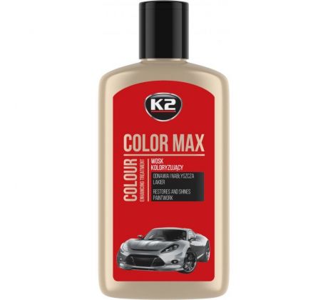 K2 COLOR MAX 250ml RED - vosk na lak