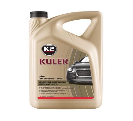 K2 KULER 5L - chladica kvapalina - červená