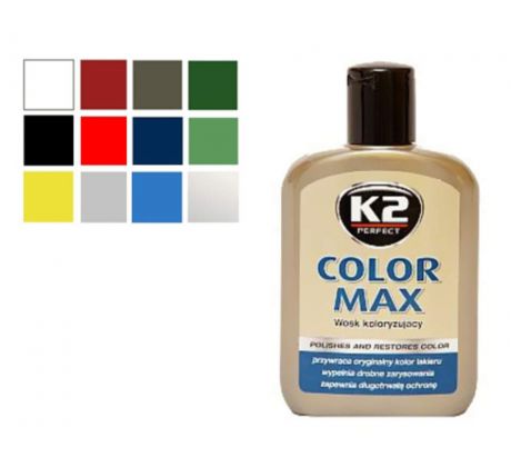 K2 COLOR MAX 200ml - hnedý vosk na lak