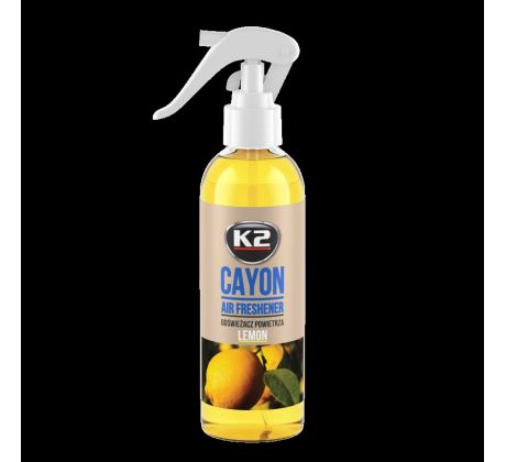 K2 CAYON 250ml Lemon - osviežovač vzduchu