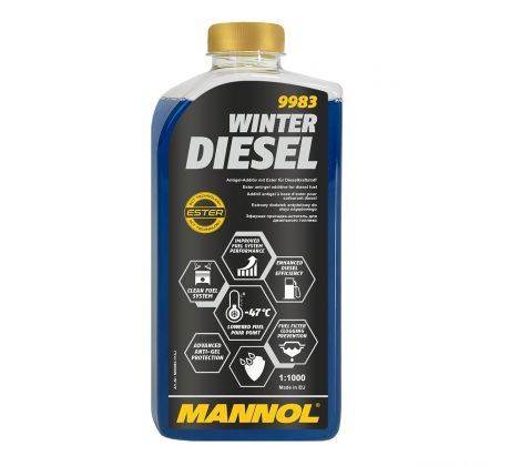 MANNOL 9983 WINTER DIESEL 1L - zimné aditívum do nafty