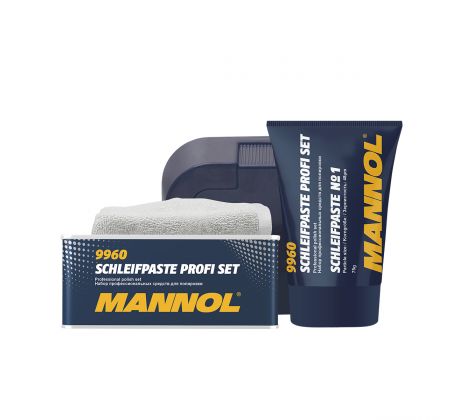 MANNOL 9960 SCHLEIFPASTE PROFI SET - Čistenie lakovaných povrchov - 400g