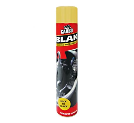 CARSO BLAK COCKPIT 750ml Vanilla - na palubnú dosku