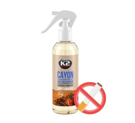 K2 CAYON 250ml Anti Tabacco - osviežovač vzduchu