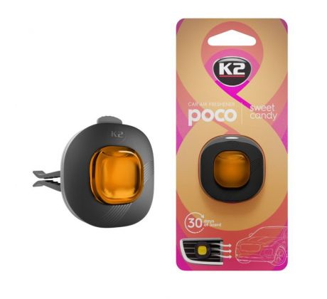 K2 POCO SWEET CANDY - vôňa do výduchu klimatizácie